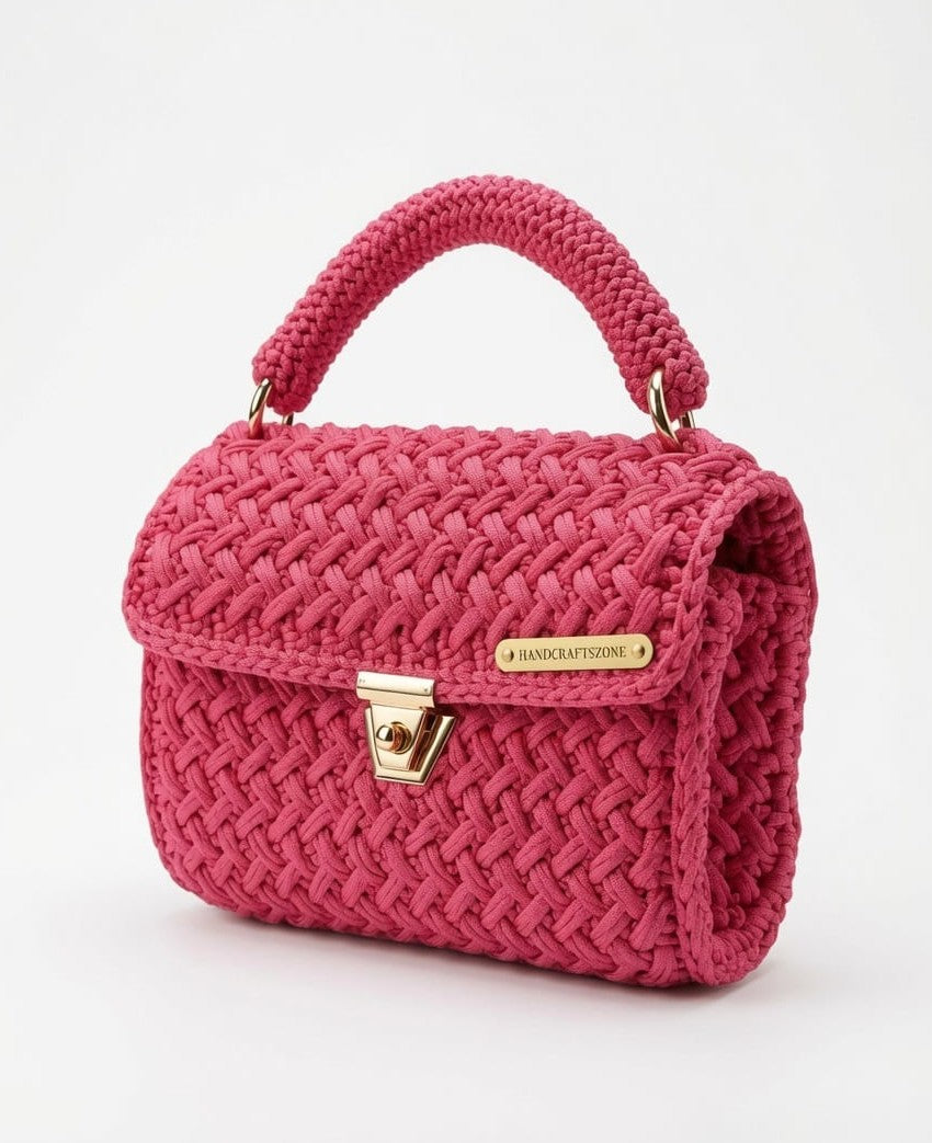 Satchel Handbag | Handmade by TRCRATSZONE