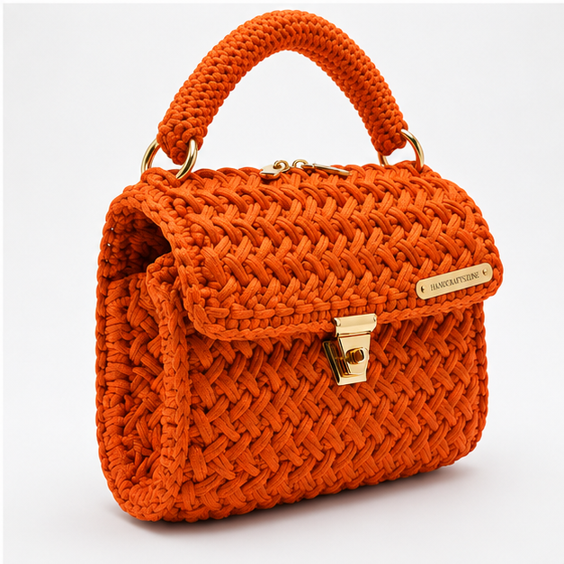 Satchel Handbag | Handmade by TRCRATSZONE