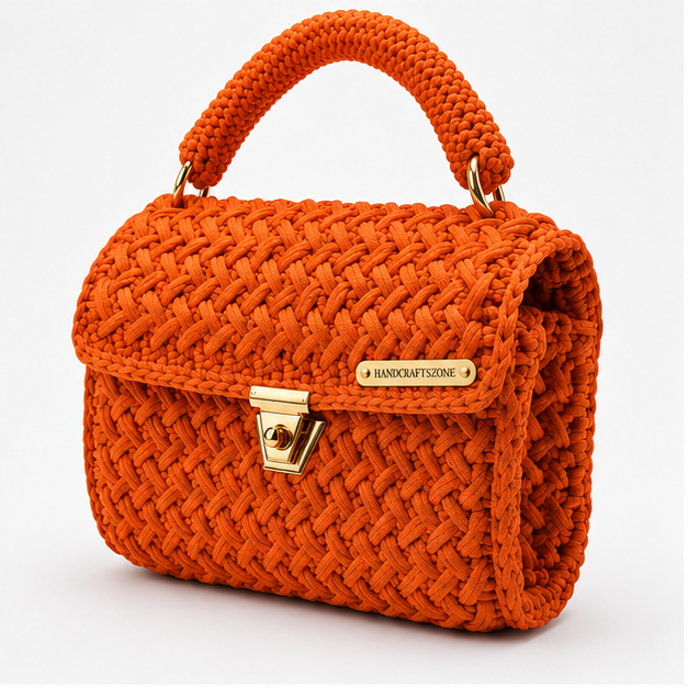 Satchel Handbag | Handmade by TRCRATSZONE